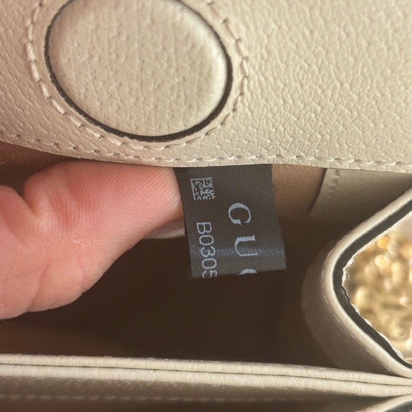 Gucci GG Supreme Monogram Flora Web Ophidia Chain Shoulder Bag White - Picture 9 of 10